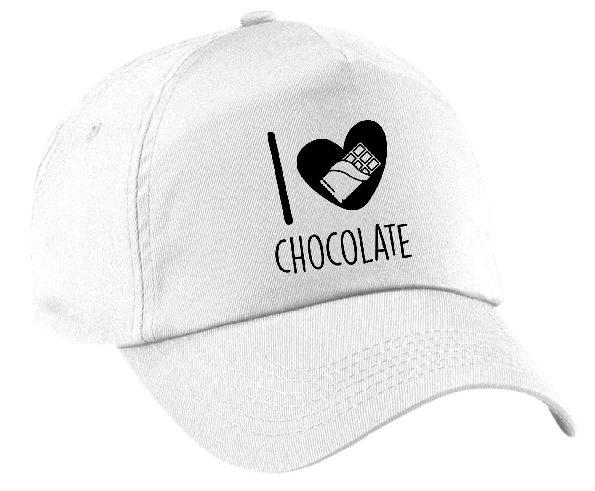 funny gift for a chocaholic! I love chocolate baseball cap