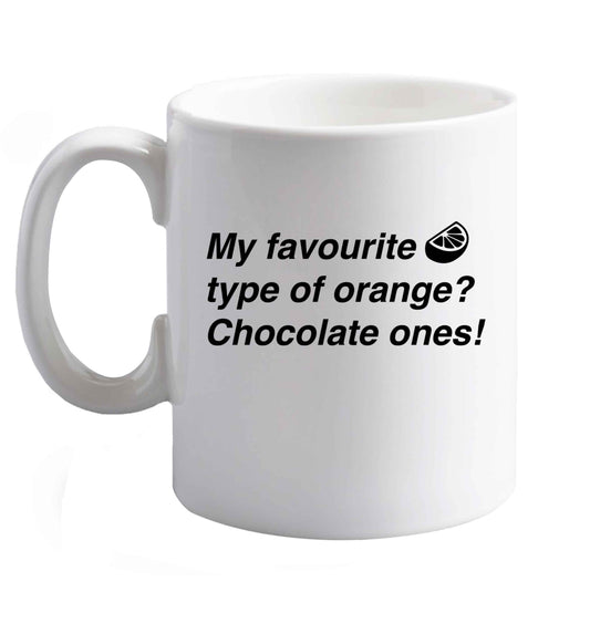 10 oz Favourite Type Pan Pancake ceramic mug right handed