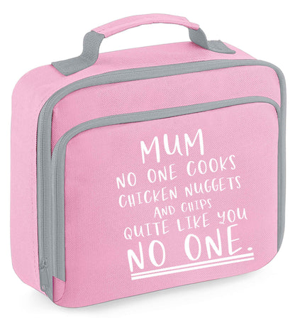 Any tex here insulated pink lunch bag cooler