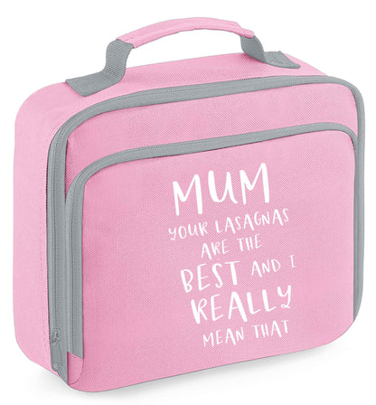 Any tex here insulated pink lunch bag cooler