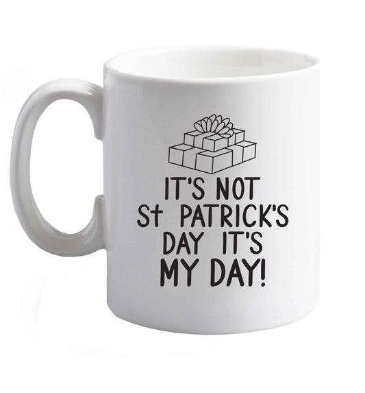 10 oz Favourite Type Pan Pancake ceramic mug right handed