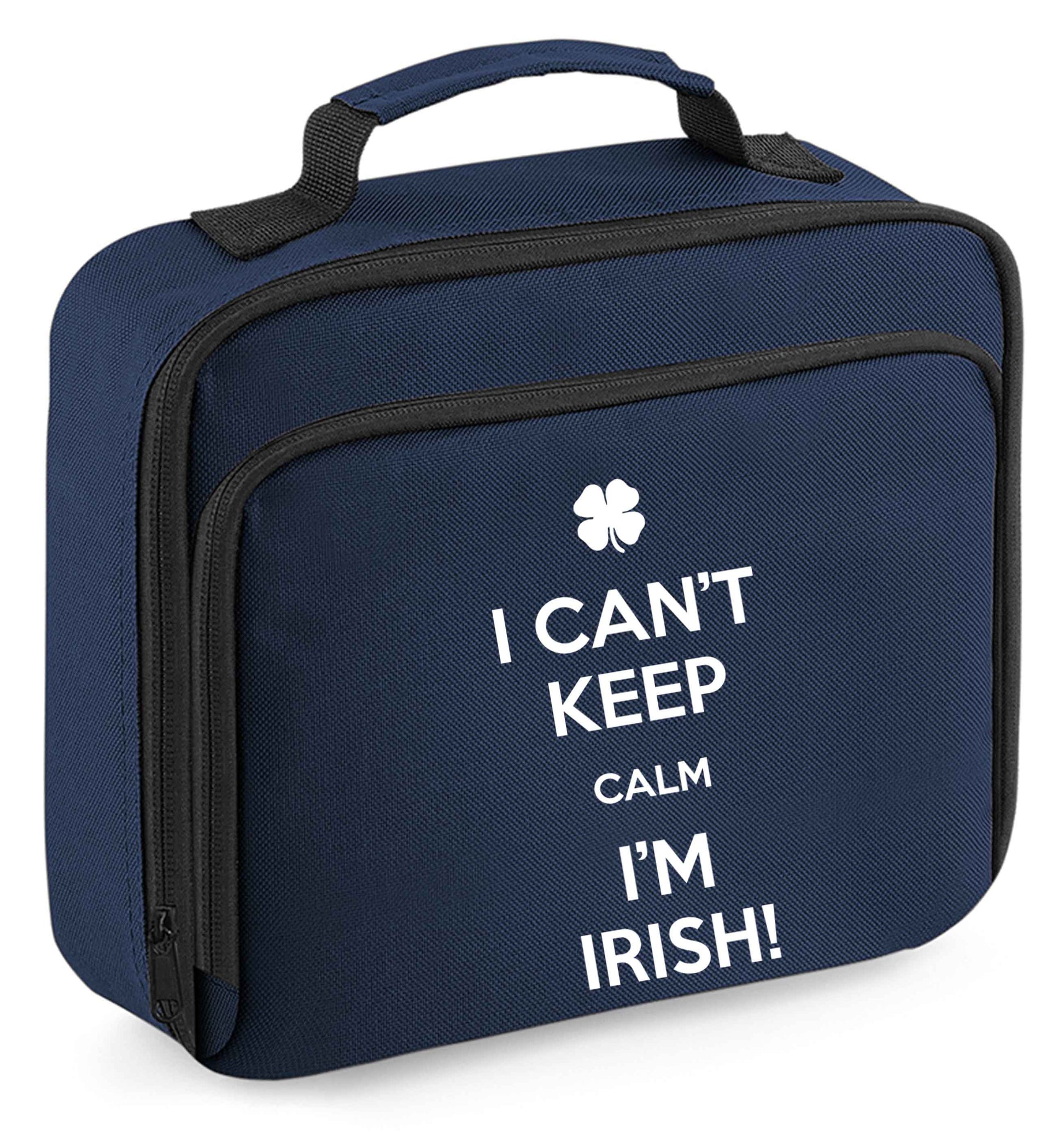 Any tex here insulated navy lunch bag cooler