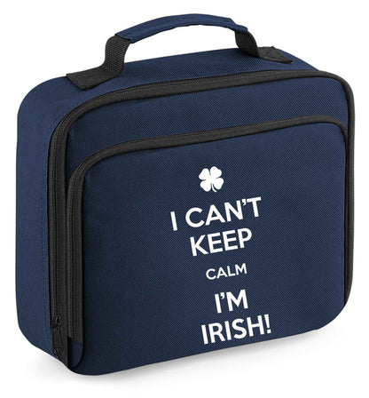 Any tex here insulated navy lunch bag cooler