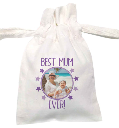 Best mum ever! | XS - L | Pouch / Drawstring bag / Sack | Organic Cotton | Bulk discounts available!