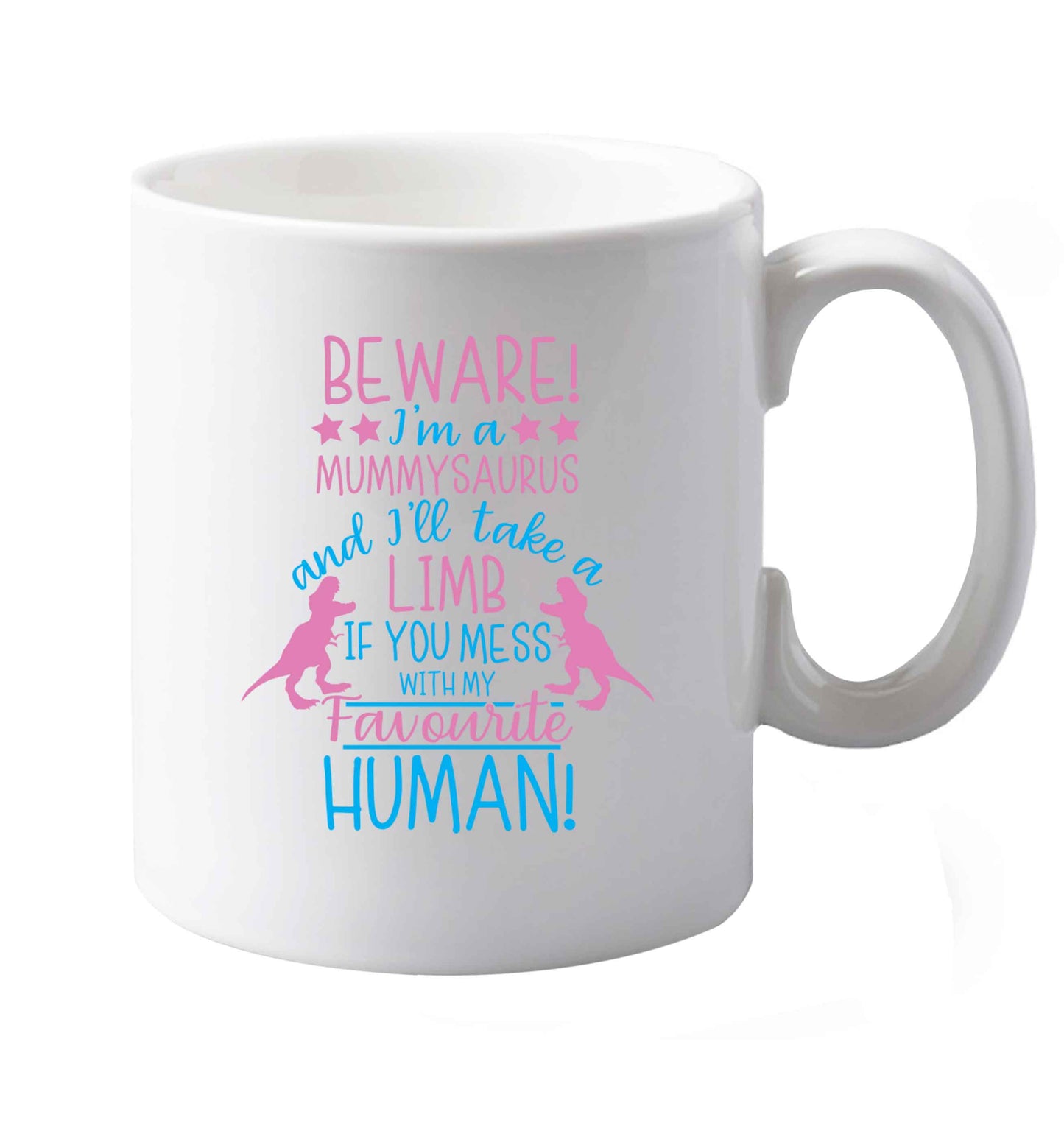 10 oz Favourite Type Pan Pancake ceramic mug both sides