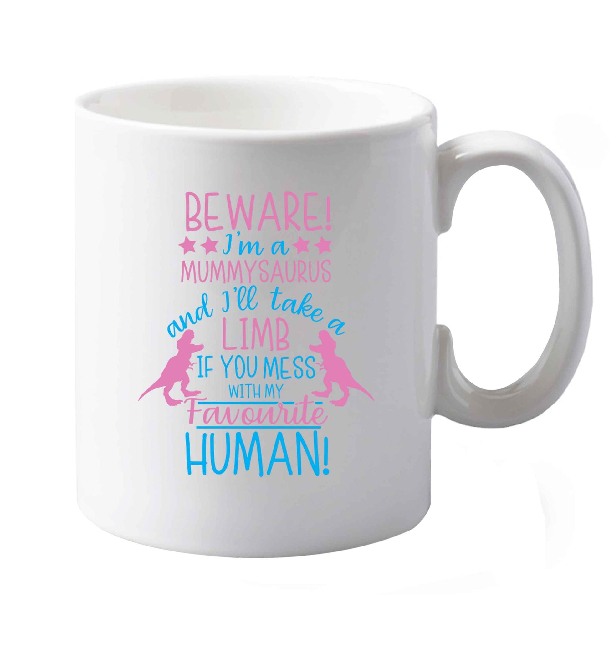 10 oz Favourite Type Pan Pancake ceramic mug both sides