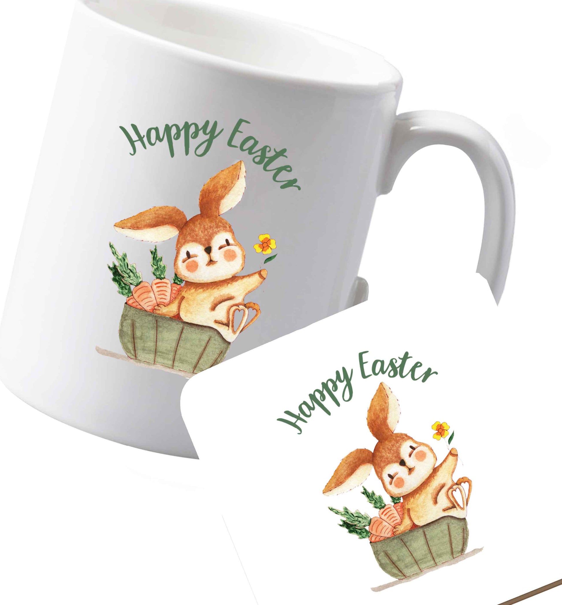 10 oz Ceramic mug and coaster Favourite Type Pan Pancake both sides