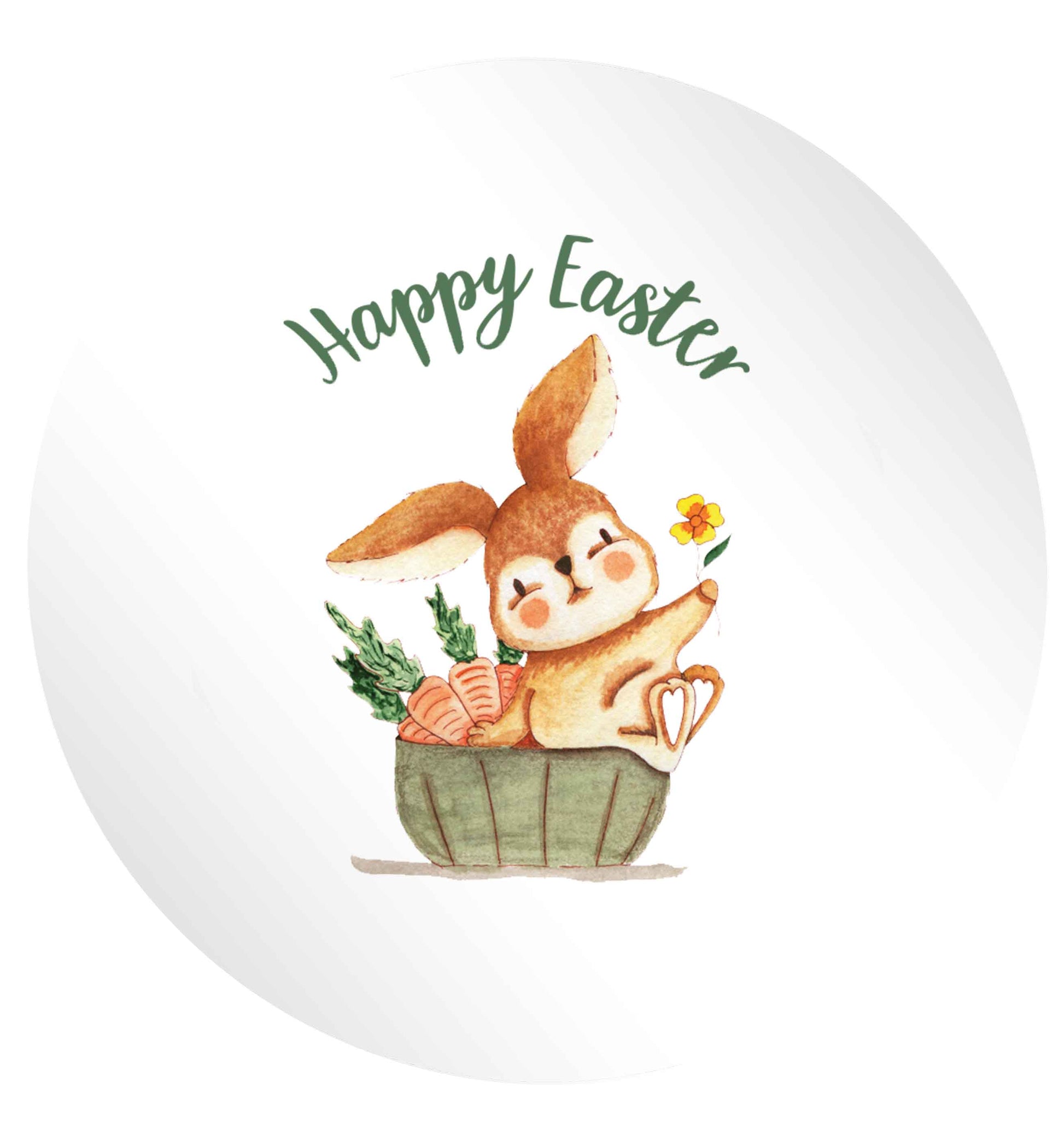 Gorgeous watercolour print for any bunny lover! Perfect for Easter and spring!  Happy Easter watercolour 24 @ 45mm matt circle stickers