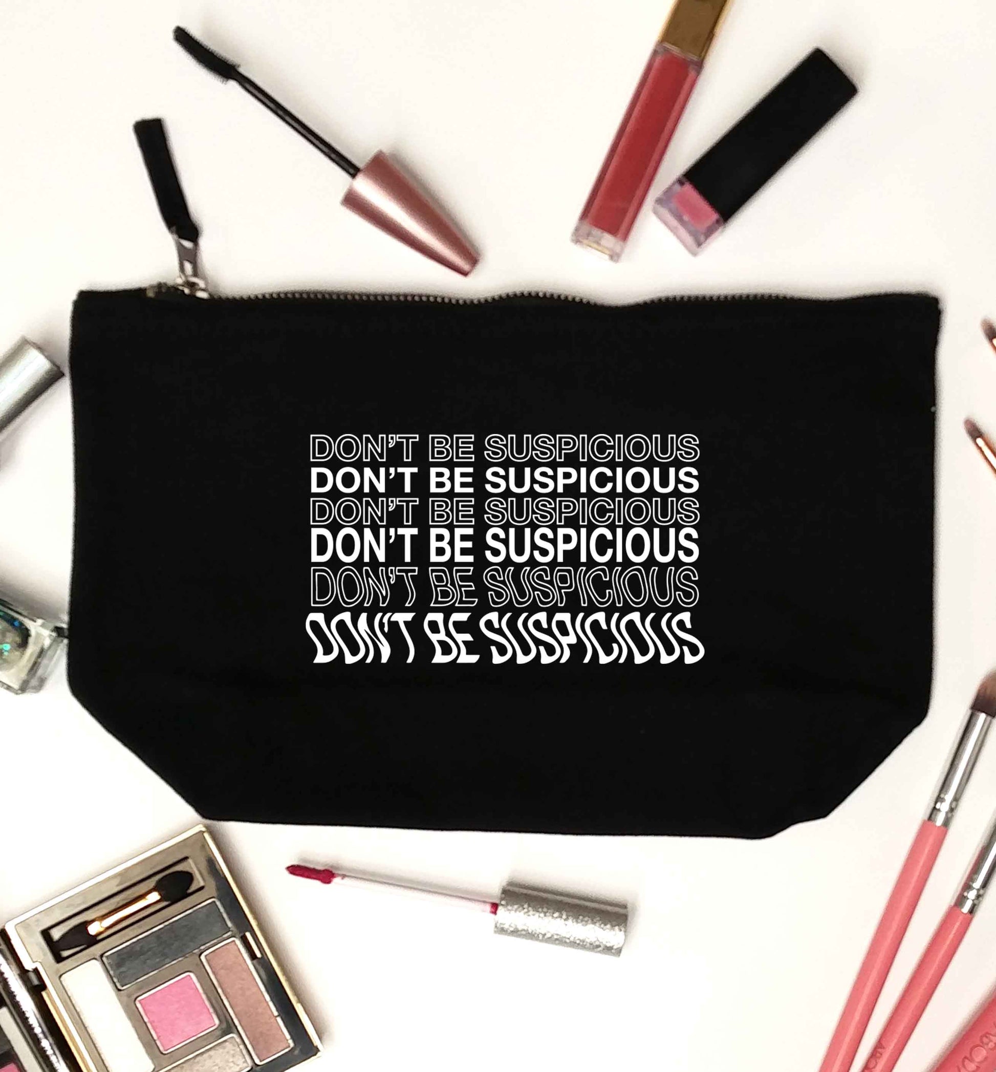 Viral funny memes! Designs for the gen z generation!  black makeup bag