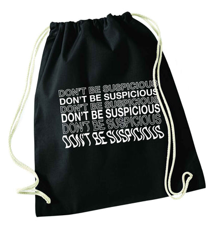Viral funny memes! Designs for the gen z generation!  black drawstring bag