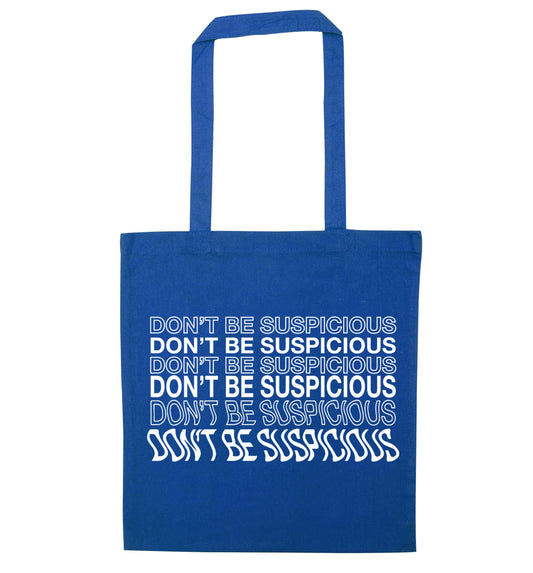 Viral funny memes! Designs for the gen z generation!  blue tote bag