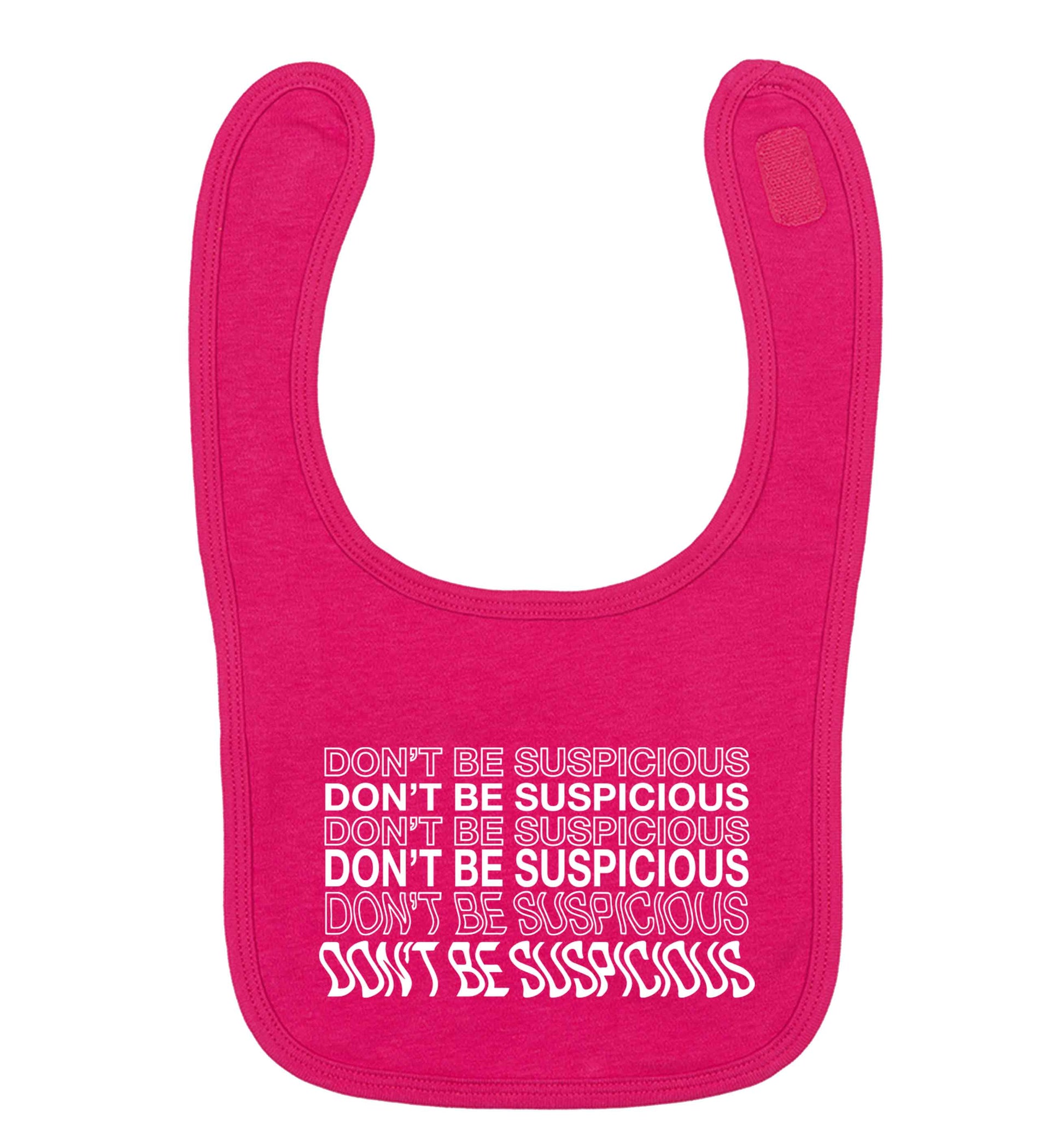 Viral funny memes! Designs for the gen z generation!  dark pink baby bib