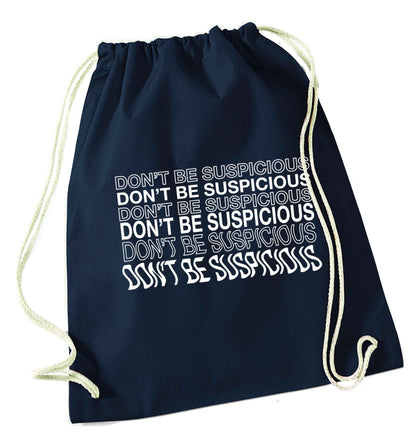 Viral funny memes! Designs for the gen z generation!  navy drawstring bag
