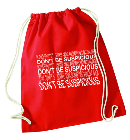 Viral funny memes! Designs for the gen z generation!  red drawstring bag 
