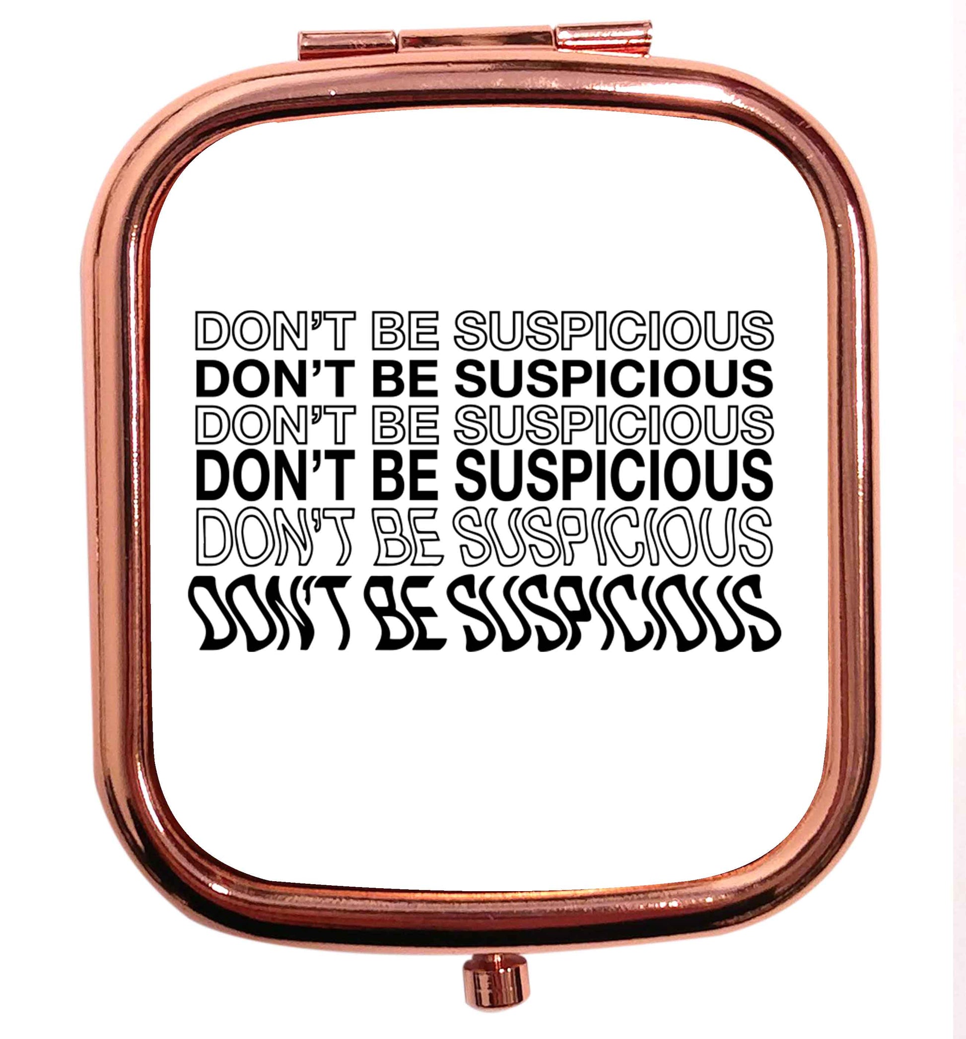 Viral funny memes! Designs for the gen z generation!  rose gold square pocket mirror