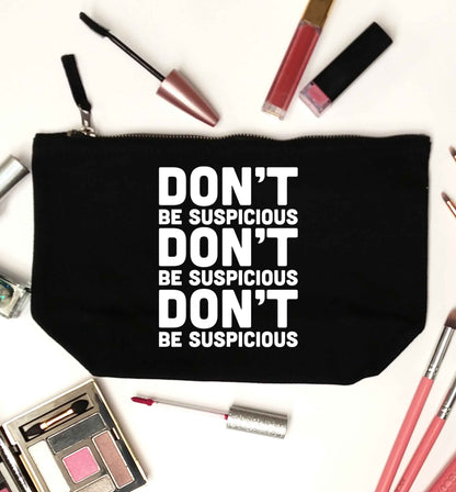 Gen Z funny viral meme  black makeup bag