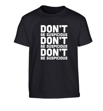 Gen Z funny viral meme  Children's black Tshirt 12-13 Years