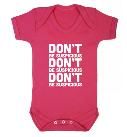 Gen Z funny viral meme  baby vest dark pink 18-24 months