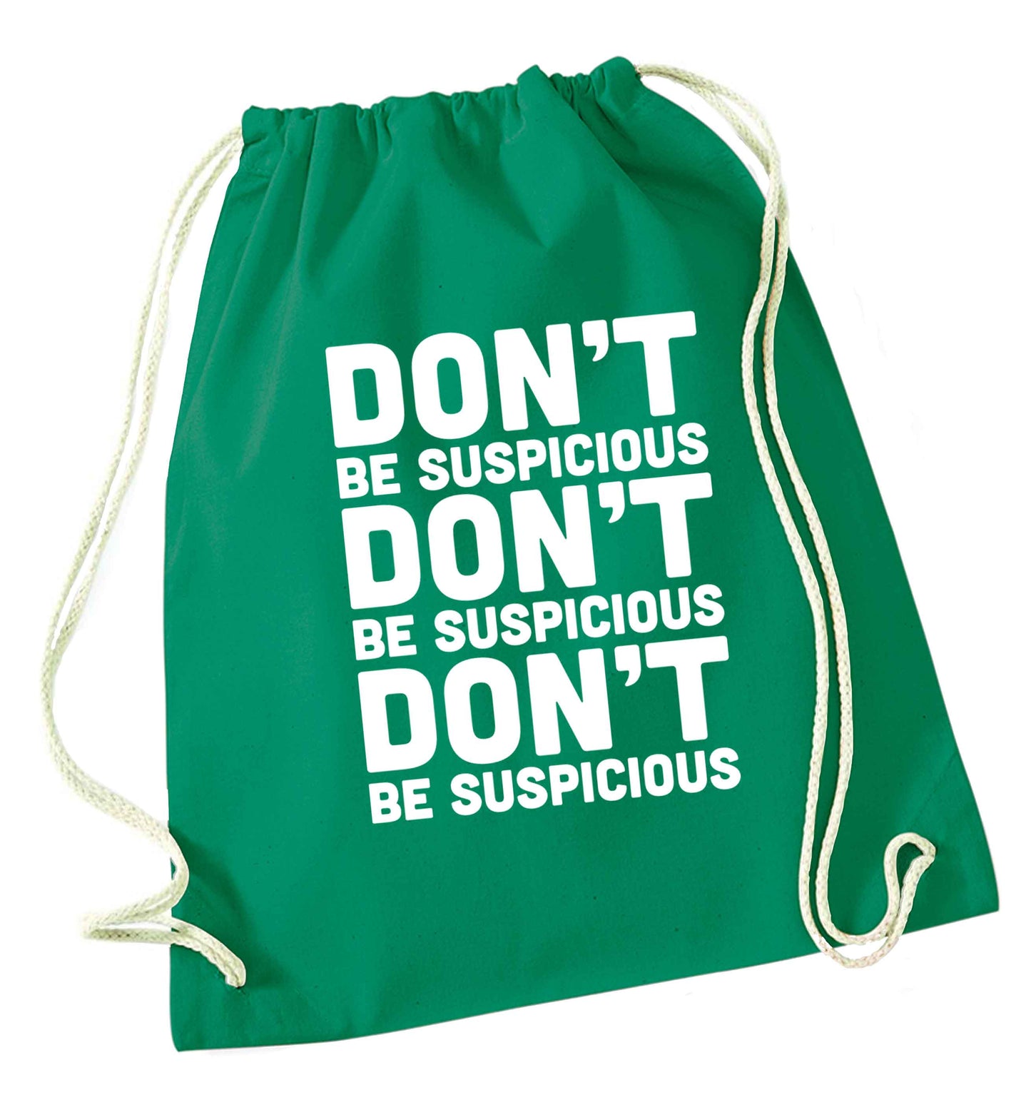 Gen Z funny viral meme  green drawstring bag