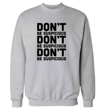 Gen Z funny viral meme  adult's unisex grey sweater 2XL