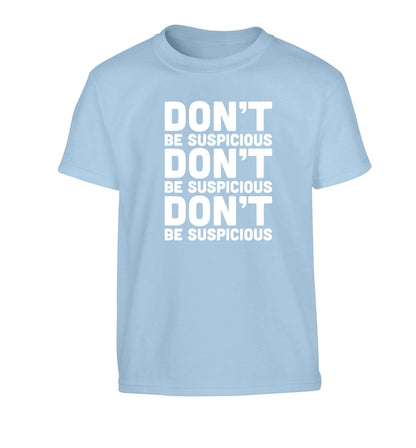 Gen Z funny viral meme  Children's light blue Tshirt 12-13 Years