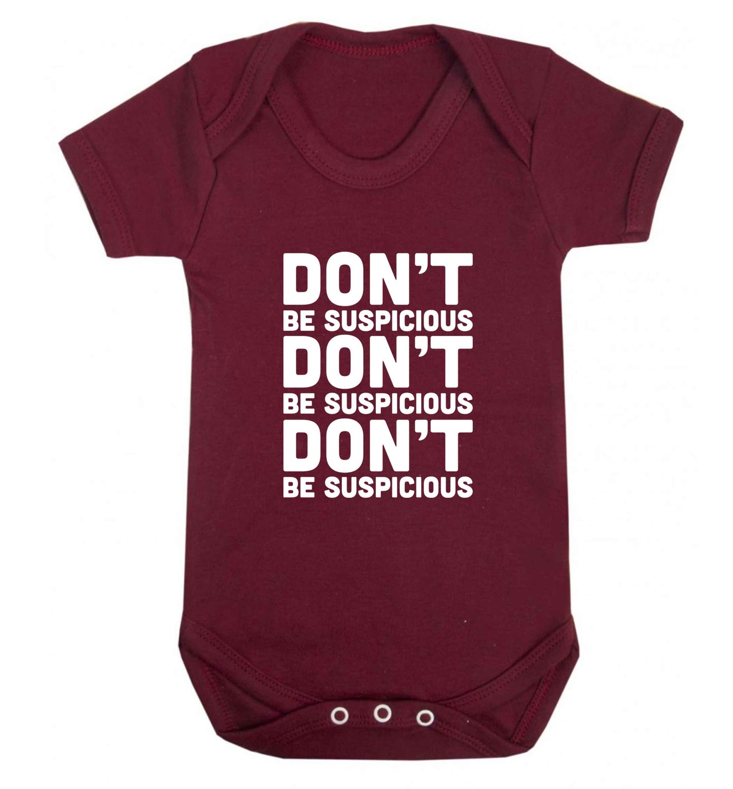 Gen Z funny viral meme  baby vest maroon 18-24 months