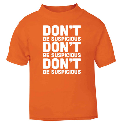 Gen Z funny viral meme  orange baby toddler Tshirt 2 Years
