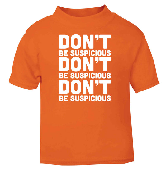 Gen Z funny viral meme  orange baby toddler Tshirt 2 Years