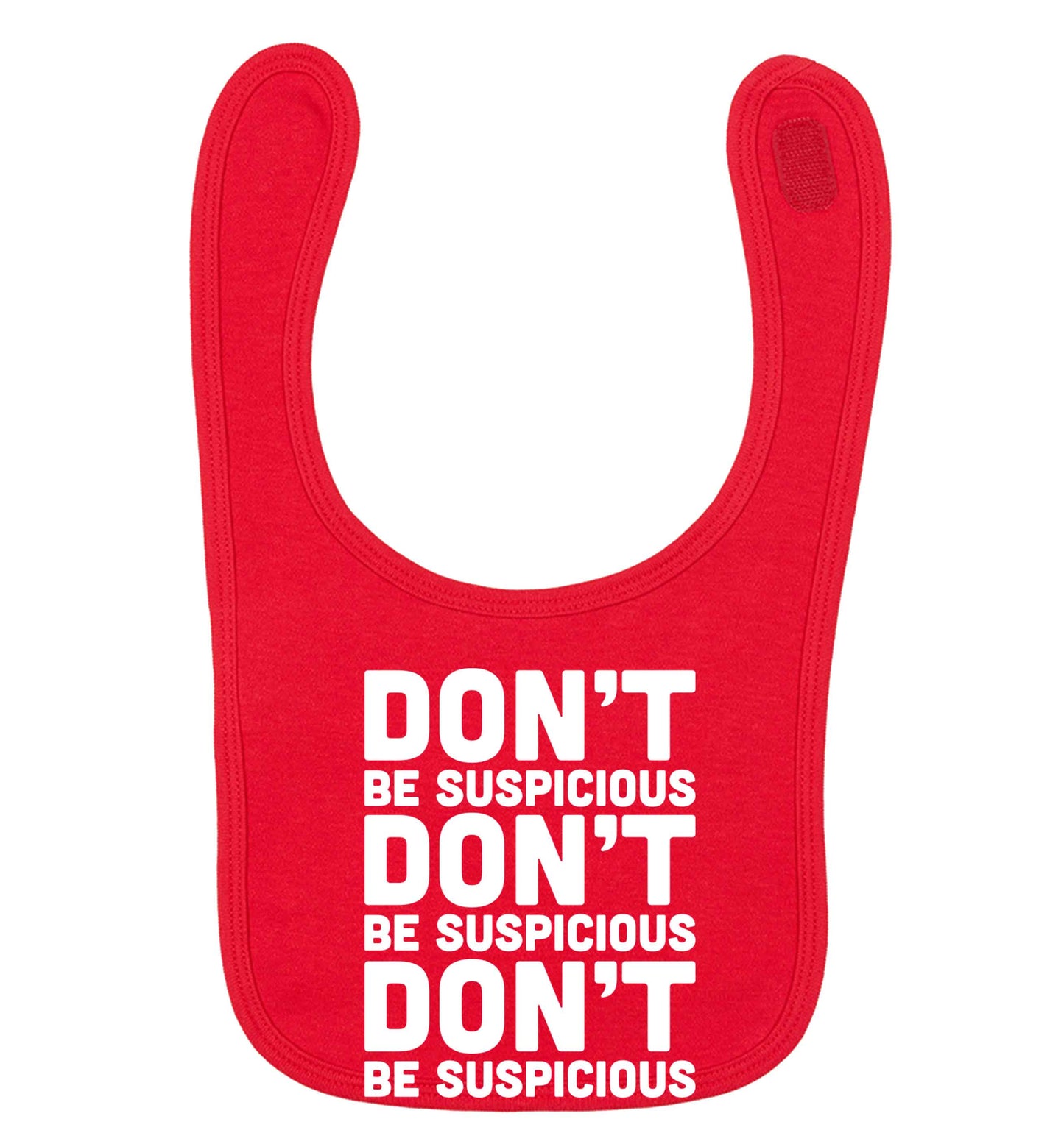Gen Z funny viral meme  red baby bib