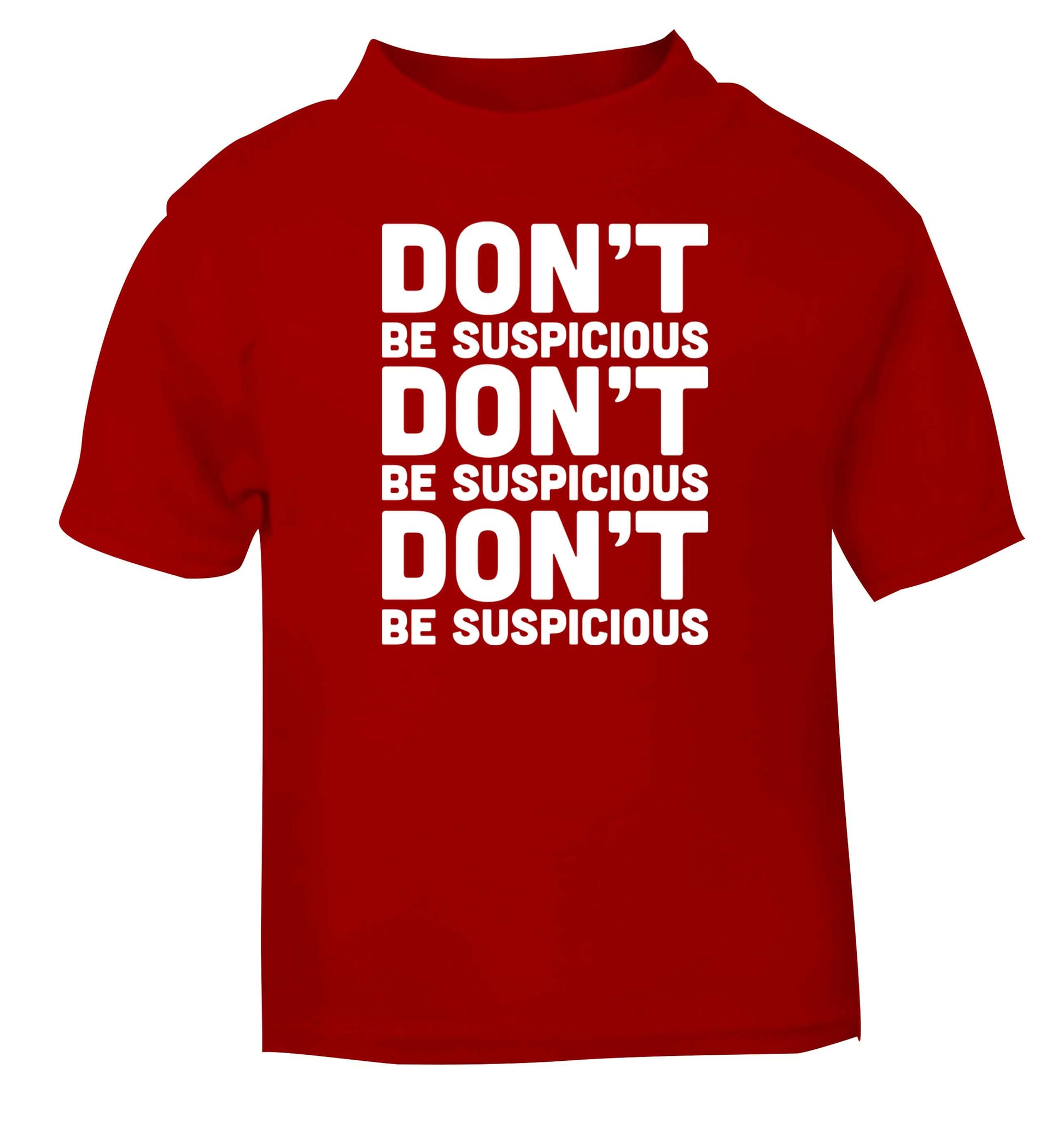 Gen Z funny viral meme  red baby toddler Tshirt 2 Years