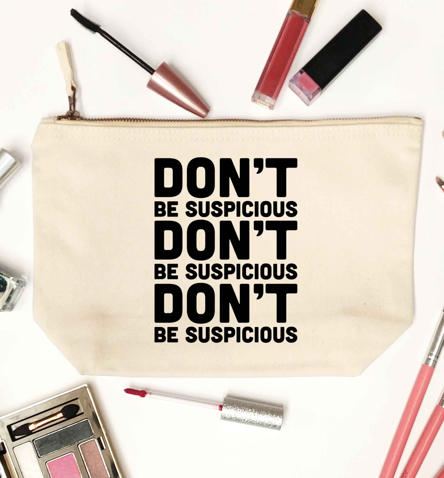 Gen Z funny viral meme  natural makeup bag