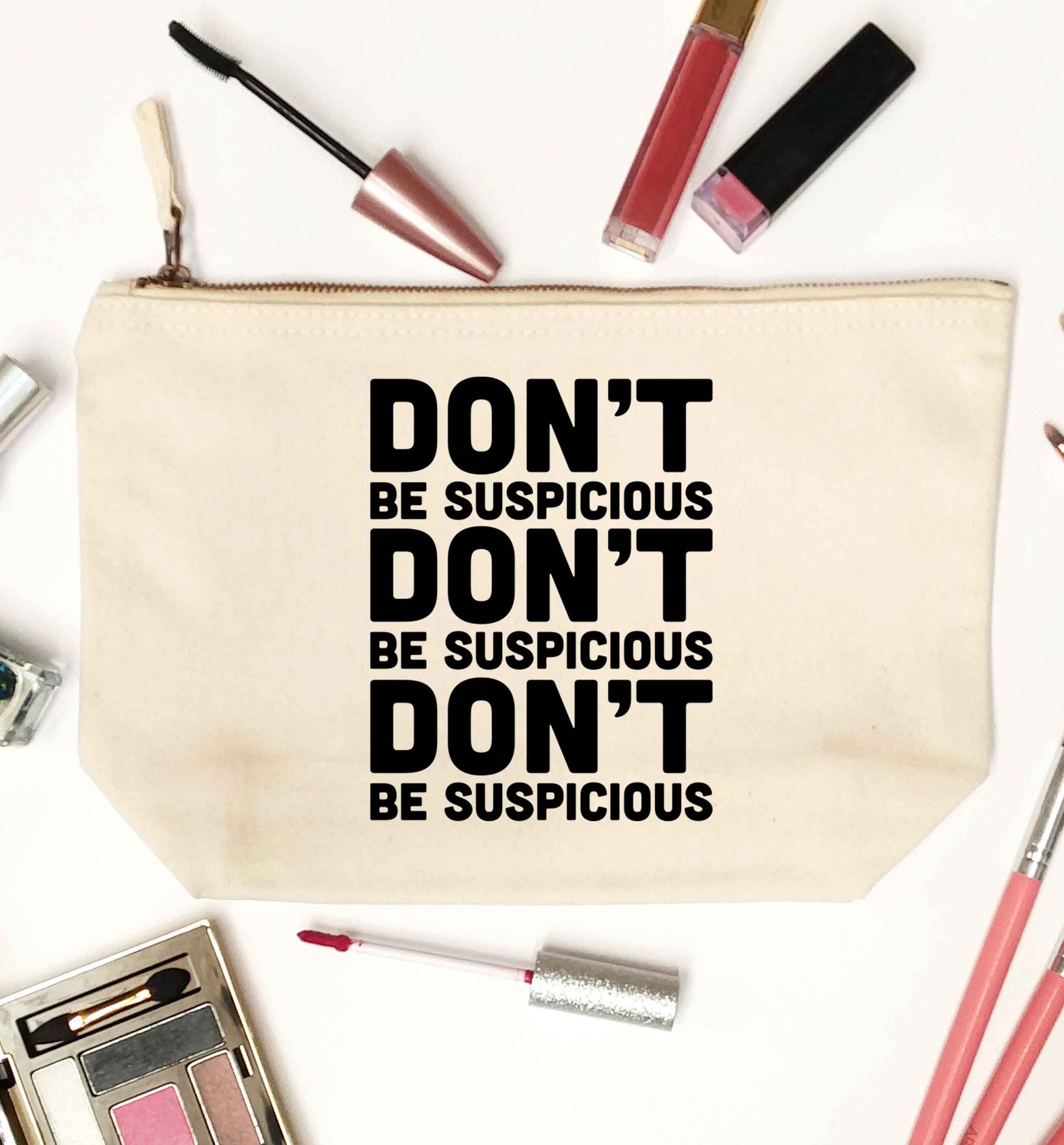 Gen Z funny viral meme  natural makeup bag