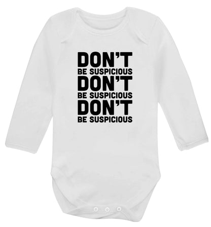 Gen Z funny viral meme  baby vest long sleeved white 6-12 months