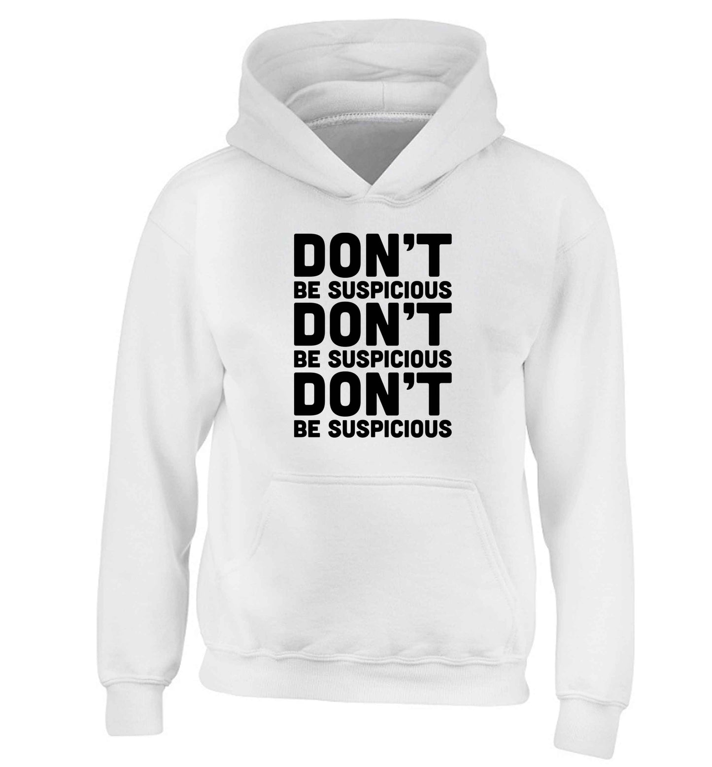 Gen Z funny viral meme  children's white hoodie 12-13 Years
