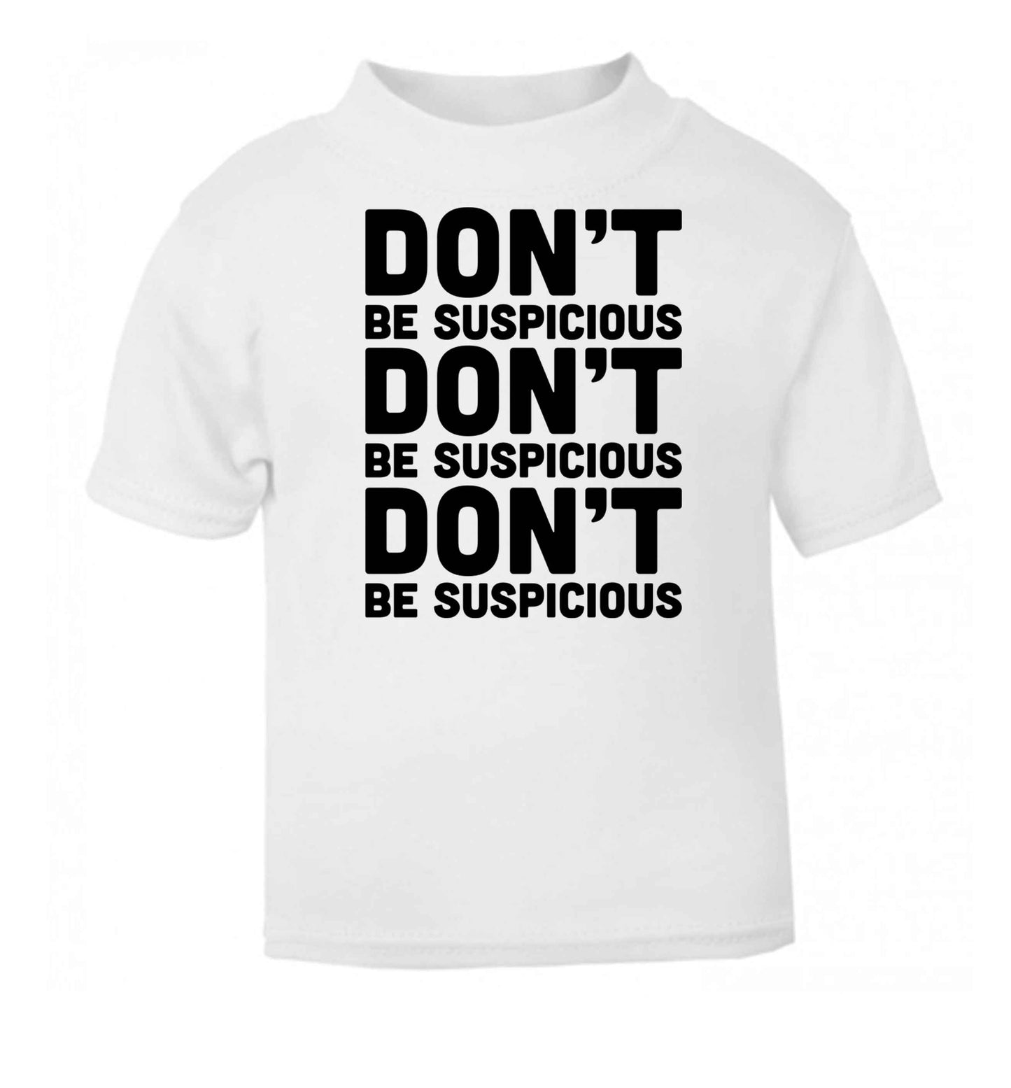Gen Z funny viral meme  white baby toddler Tshirt 2 Years