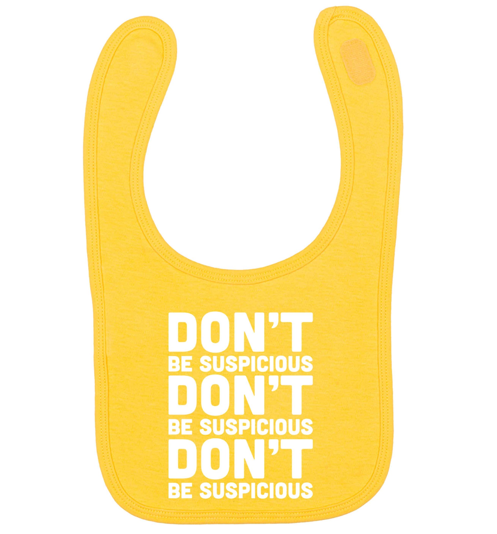 Gen Z funny viral meme  yellow baby bib