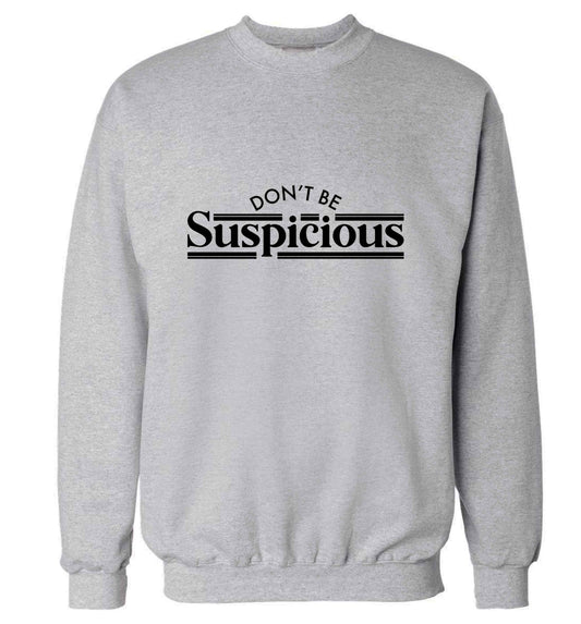 Gen Z funny viral meme  adult's unisex grey sweater 2XL