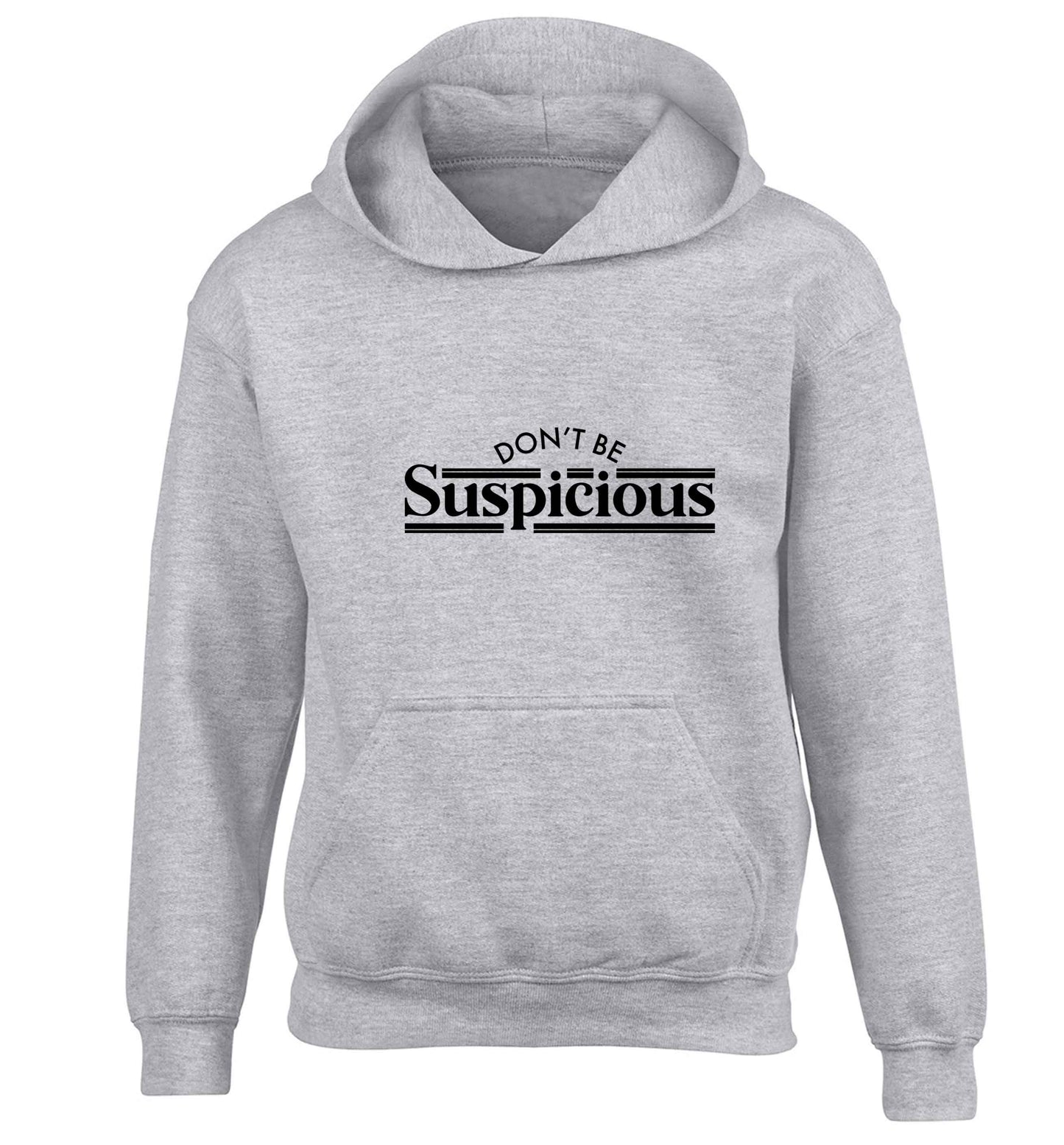 Gen Z funny viral meme  children's grey hoodie 12-13 Years