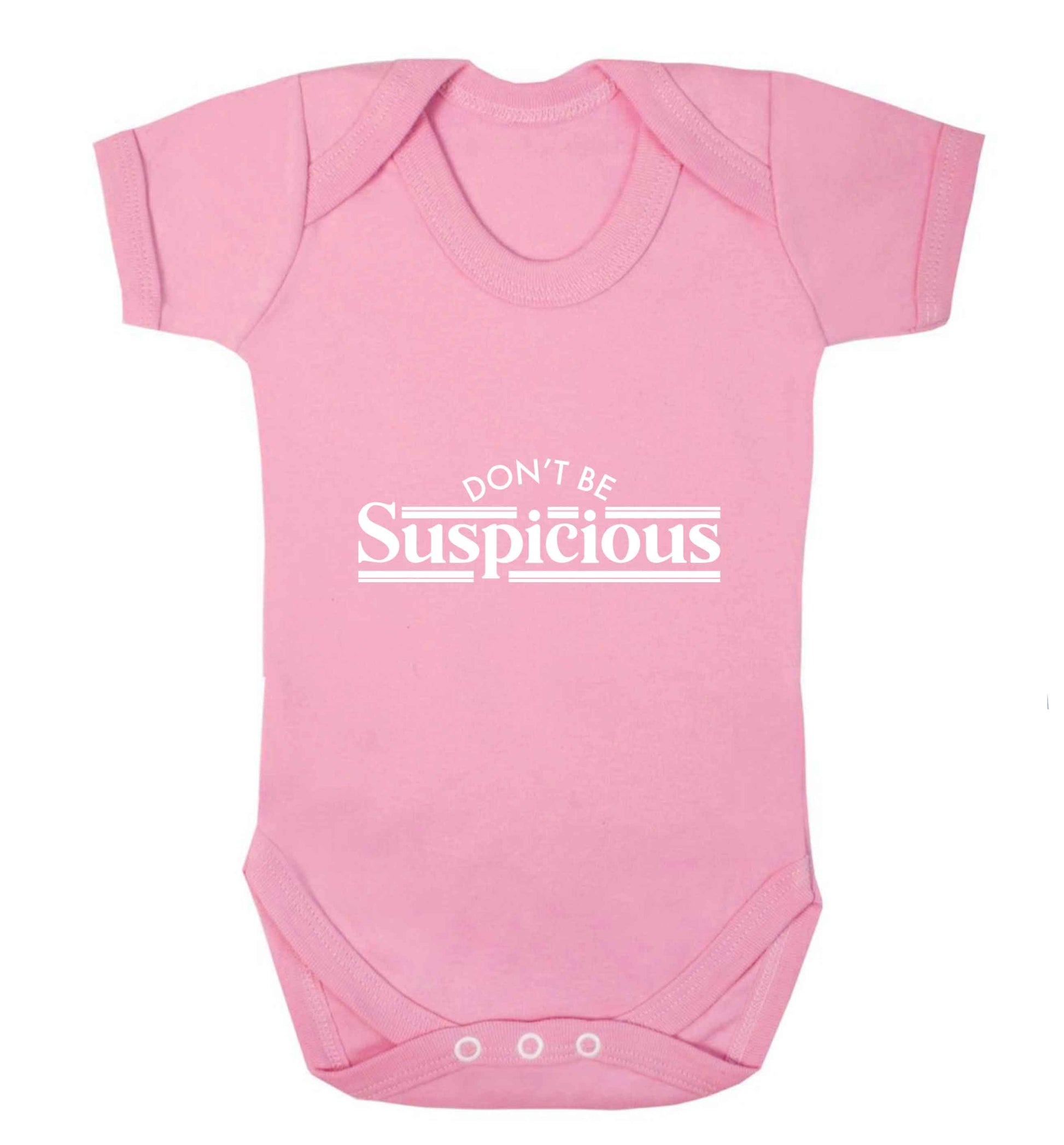 Gen Z funny viral meme  baby vest pale pink 18-24 months