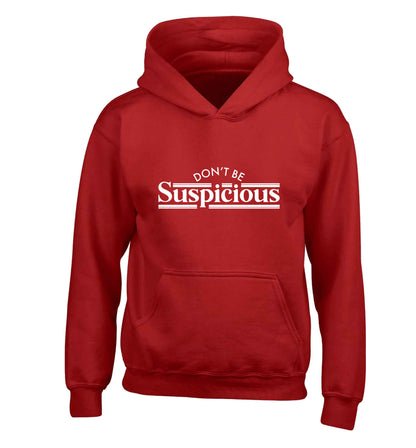 Gen Z funny viral meme  children's red hoodie 12-13 Years