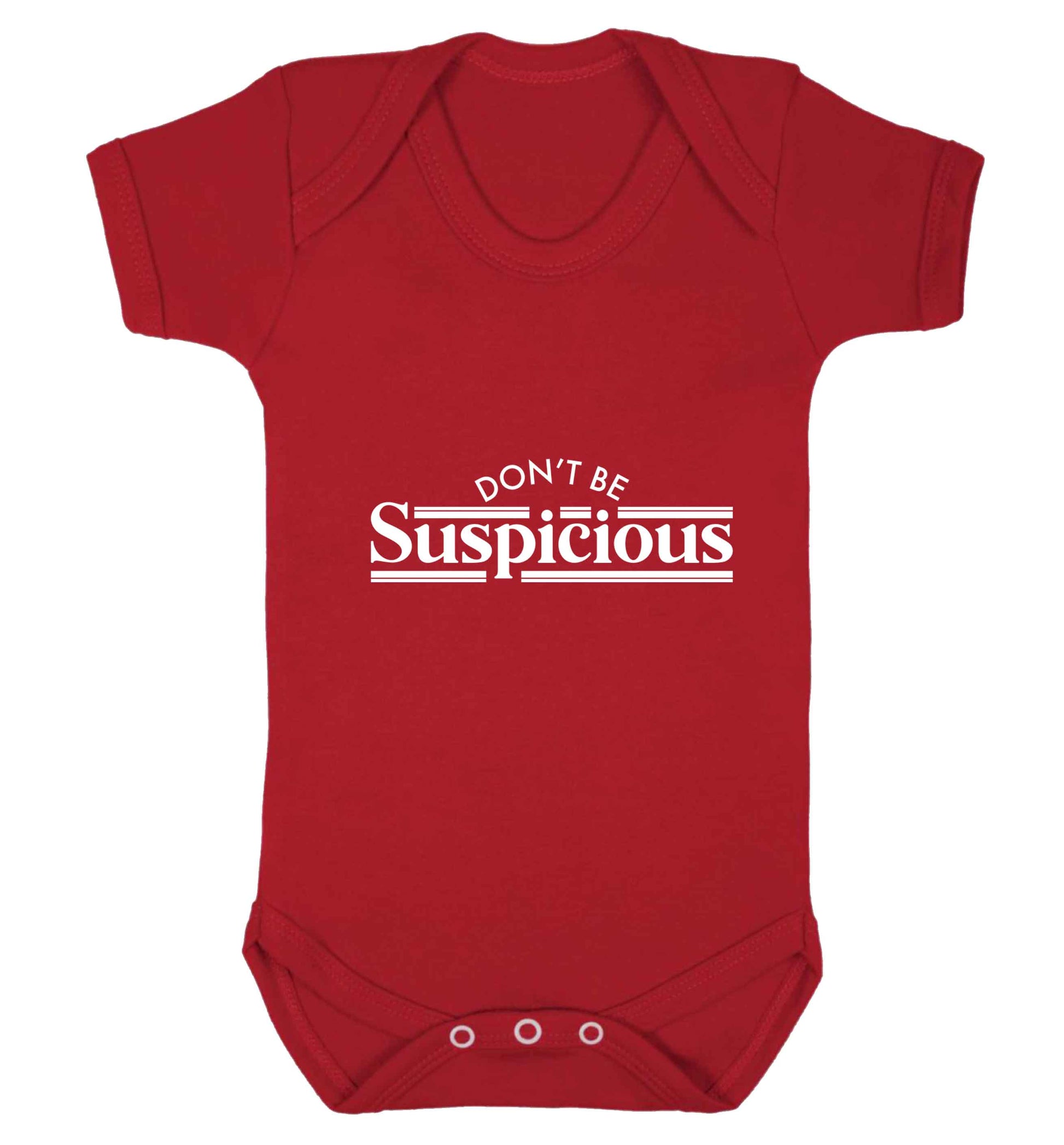 Gen Z funny viral meme  baby vest red 18-24 months