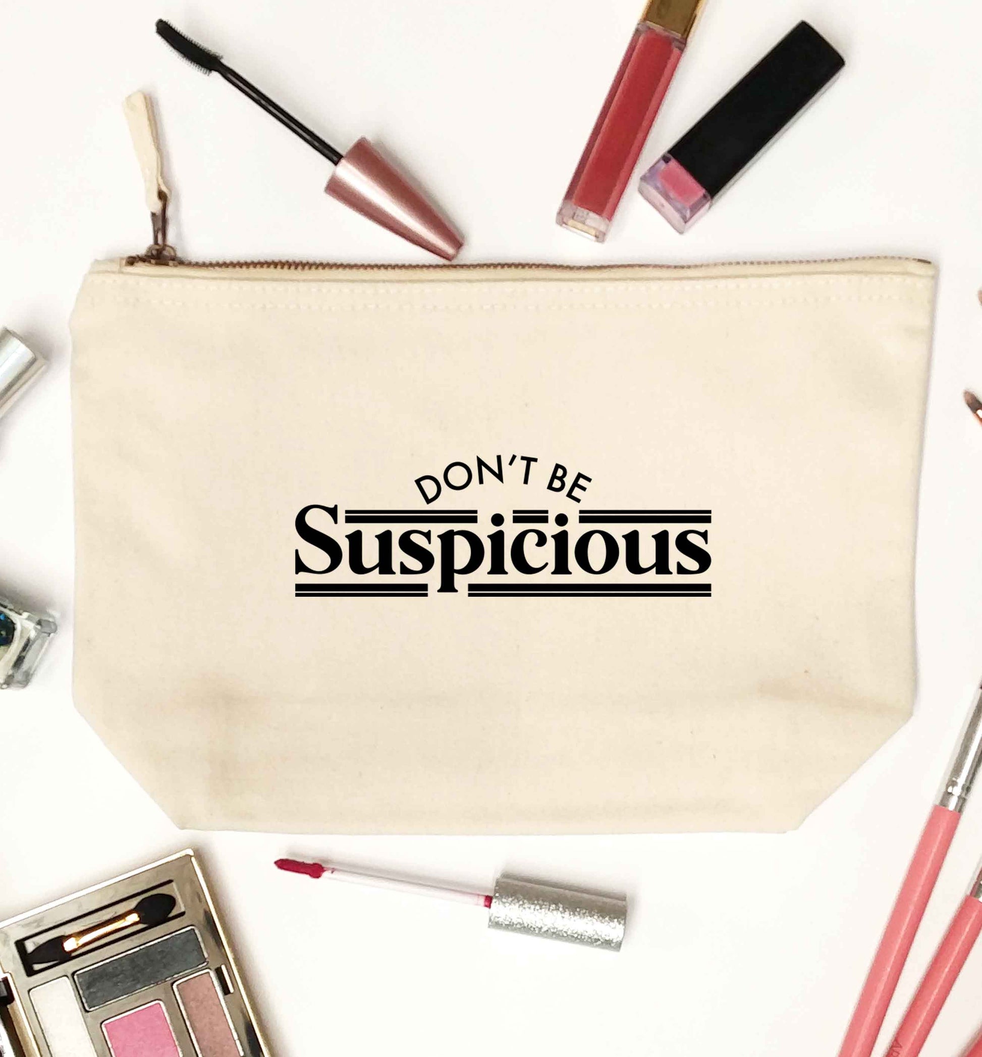 Gen Z funny viral meme  natural makeup bag
