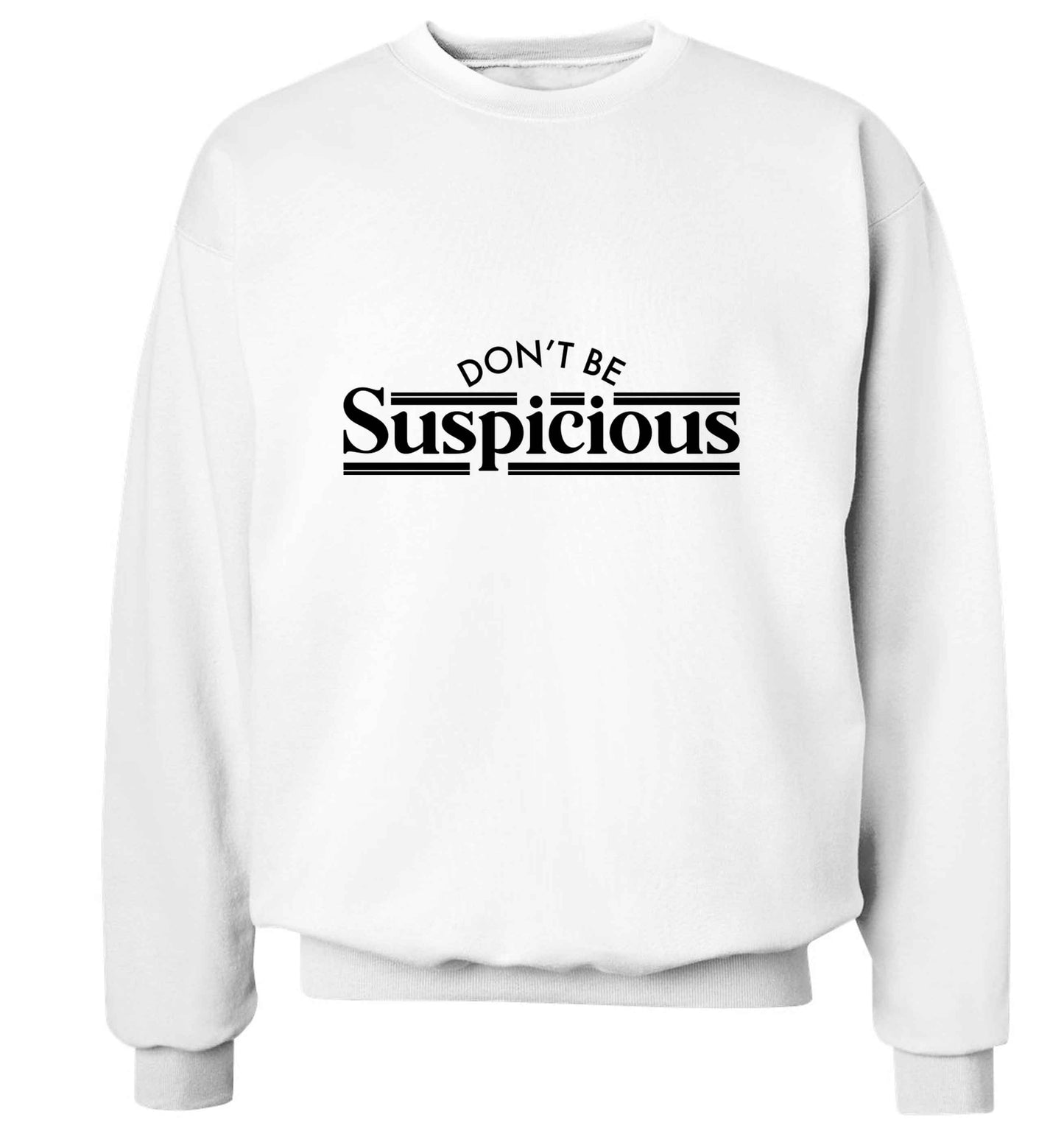 Gen Z funny viral meme  adult's unisex white sweater 2XL