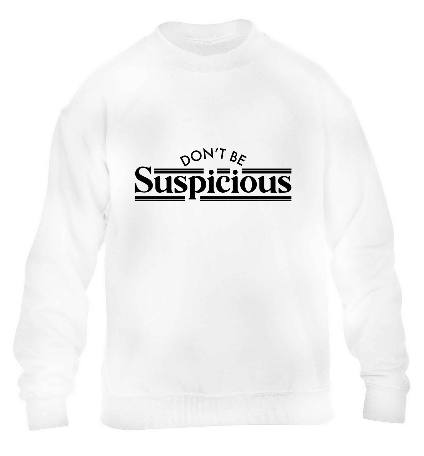 Gen Z funny viral meme  children's white sweater 12-13 Years