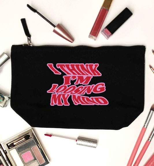 Gen Z funny viral meme  black makeup bag