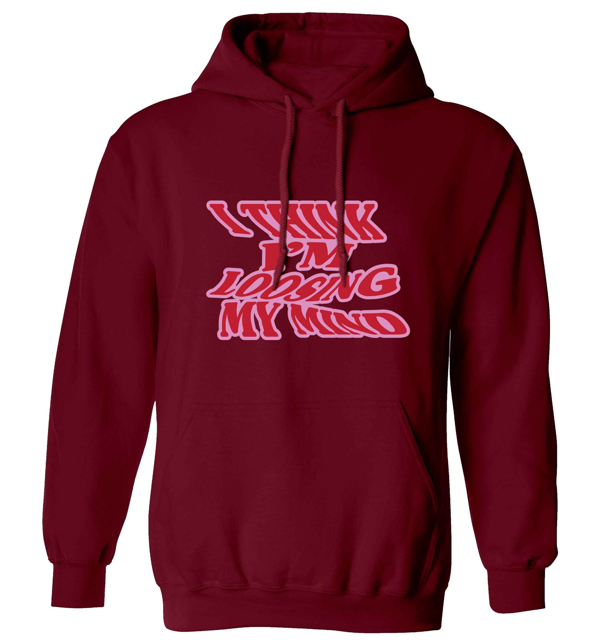 Gen Z funny viral meme  adults unisex maroon hoodie 2XL