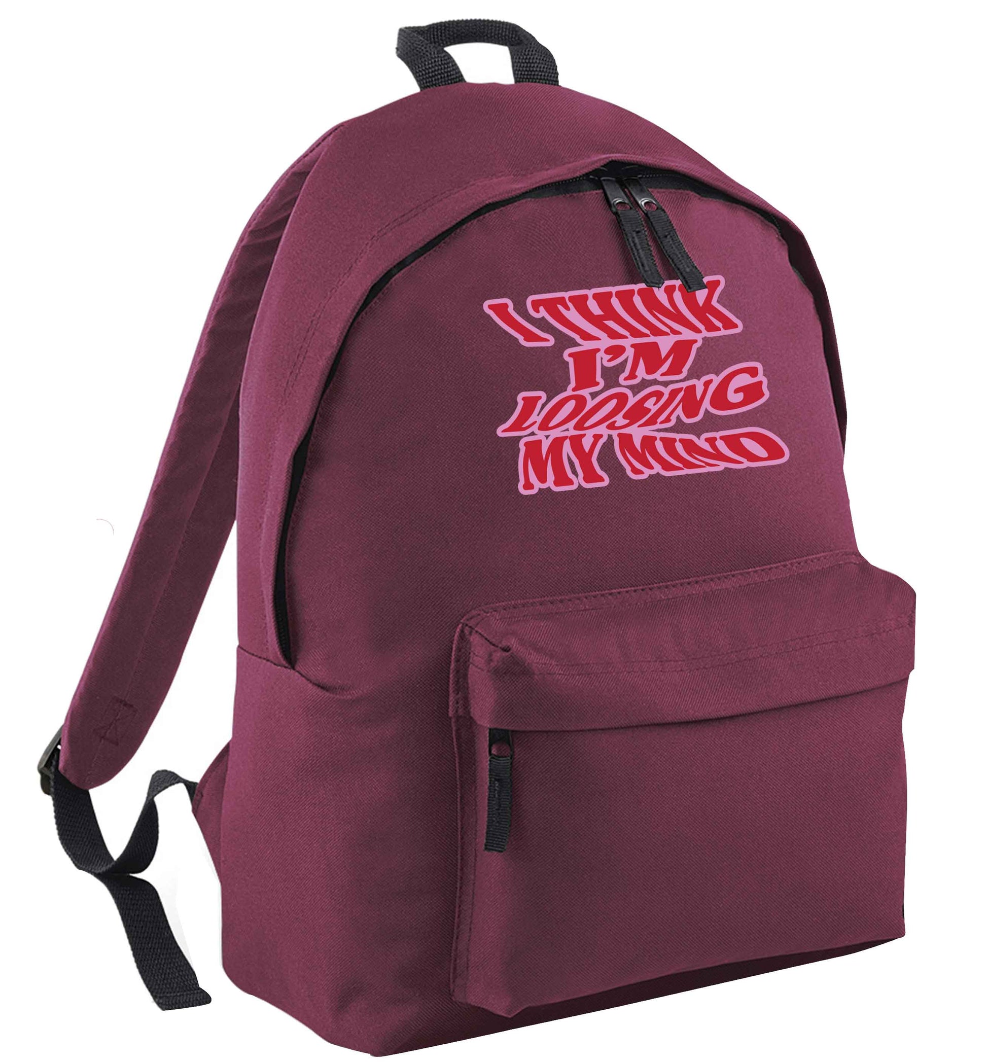Gen Z funny viral meme  maroon adults backpack