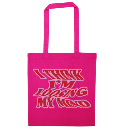 Gen Z funny viral meme  pink tote bag