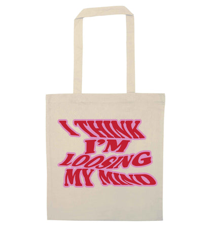 Gen Z funny viral meme  natural tote bag