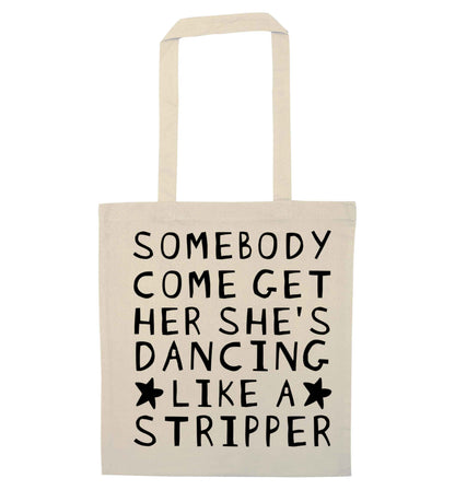 Gen Z funny viral meme  natural tote bag